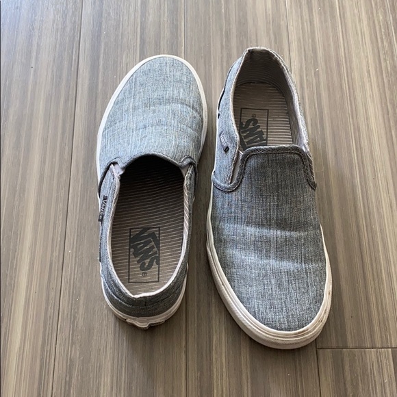 heather gray vans